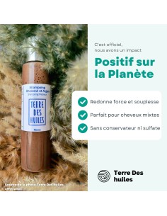 "Rhassoul : le soin naturel qui redonne vie à vos cheveux, les laissant doux, brillants et volumineux.