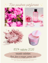 poudre de rose parfumee