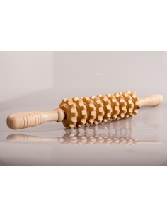 Rouleau de massage en bois