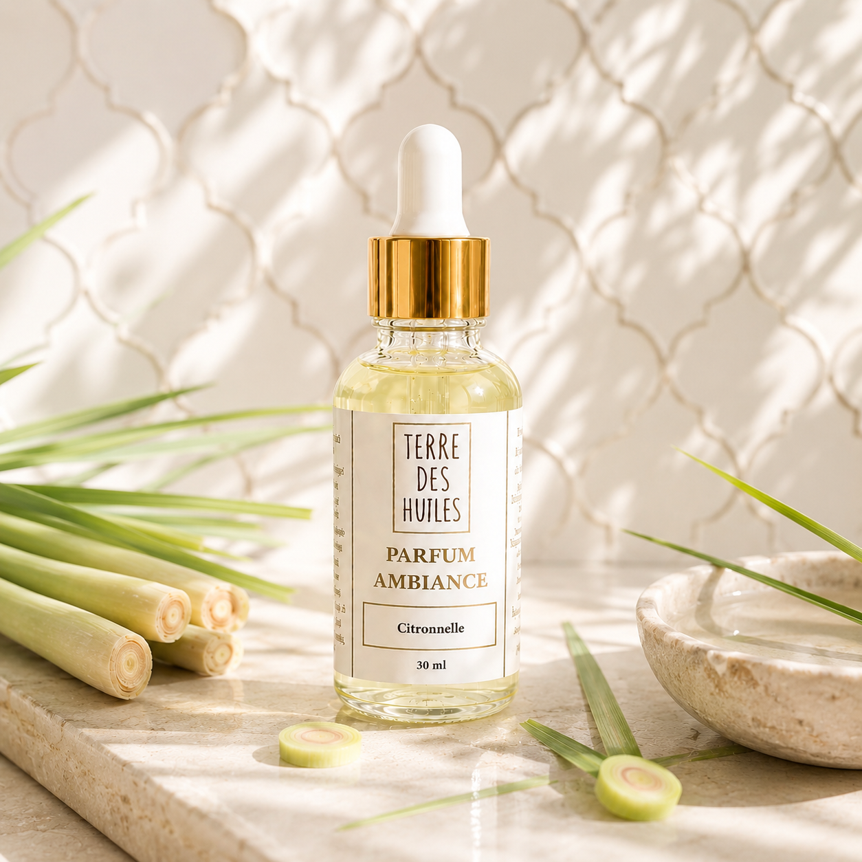 Parfum Précieux — Concentré Citronnelle (Cadeau offert)