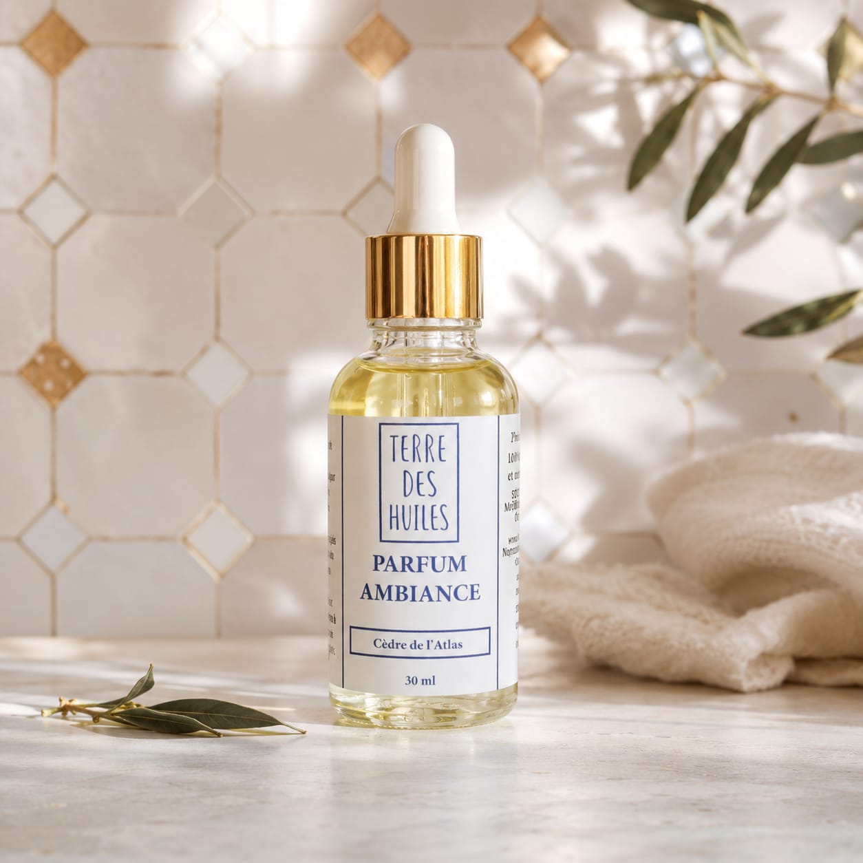 Parfum Précieux Orange Agadir — concentré pour diffuseur Terre des Huiles