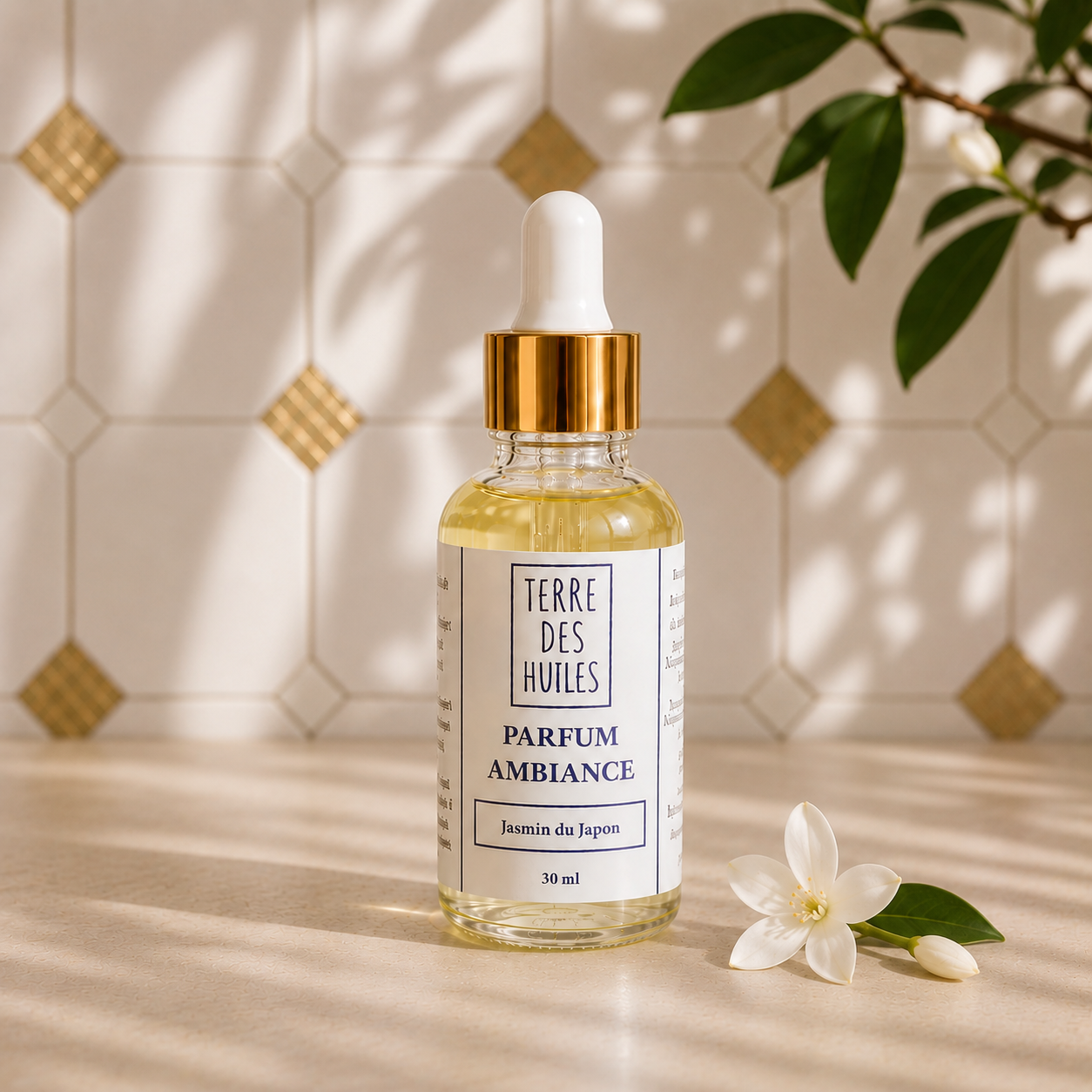 Parfum Précieux Verveine — concentré diffuseur naturel Maroc