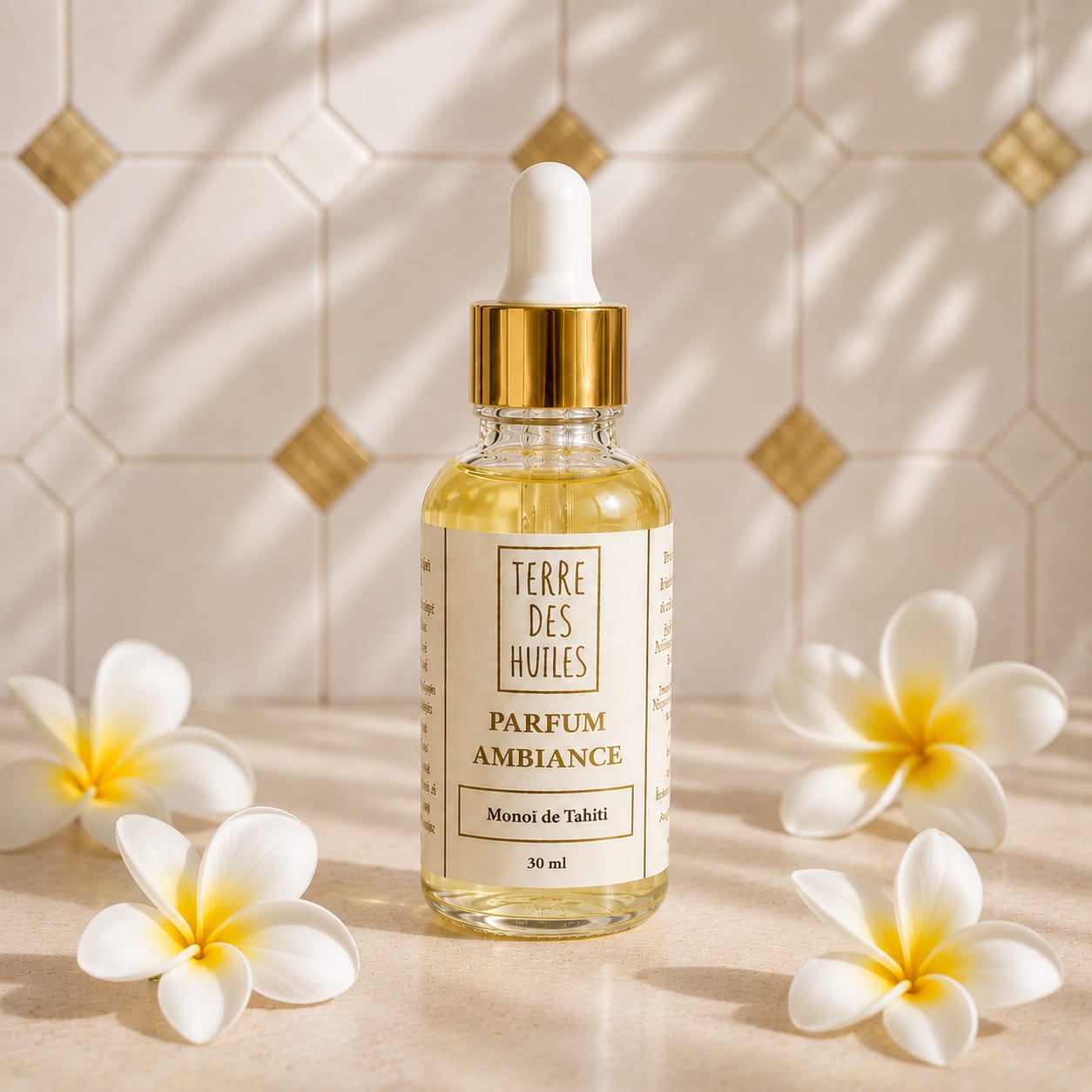 Parfum Précieux Musc Blanc — concentré diffuseur Terre des Huiles