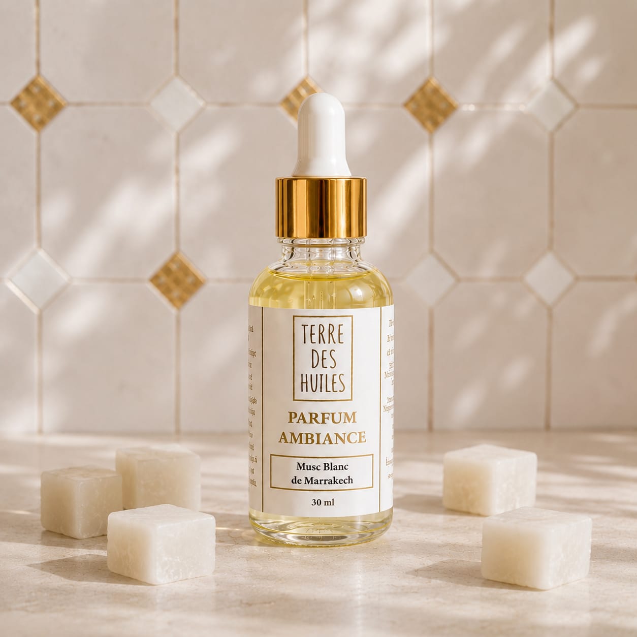 Parfum Précieux Ambre Marrakech — concentré parfum Terre des Huiles