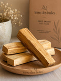 Palo Santo bois sacré purification Maison Terre des Huiles Maroc