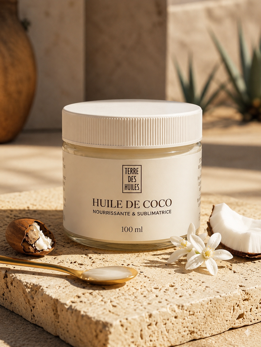 pot huile de coco naturelle maroc