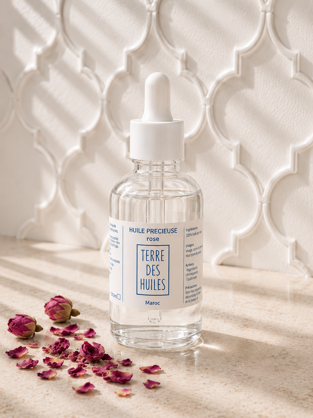 Huile Précieuse à la Rose du Maroc