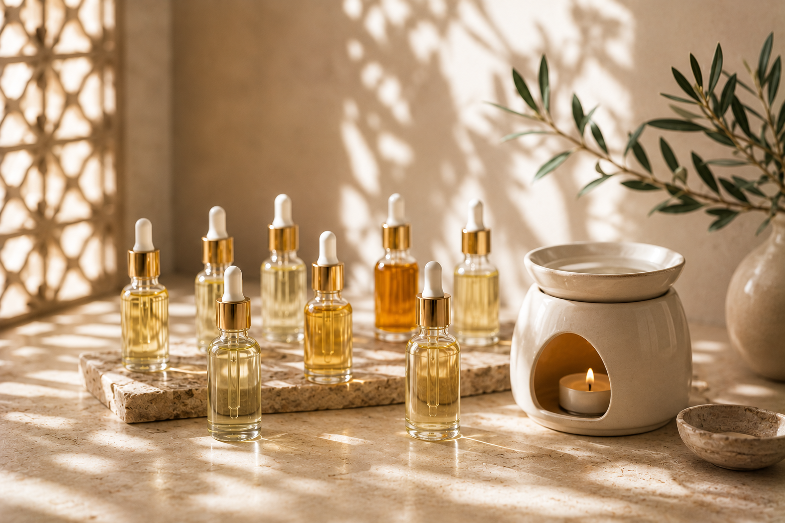 Concentrés de parfum pour diffuseur à roseaux — 12 senteurs Terre des Huiles Agadir